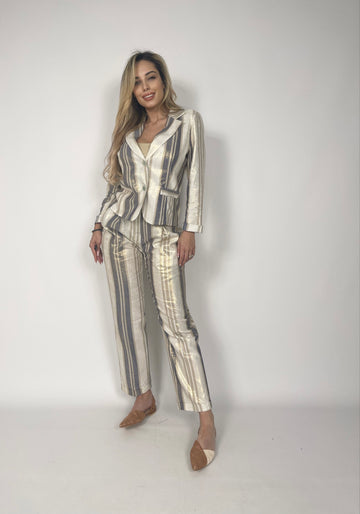 Pantalone Lino Lurex